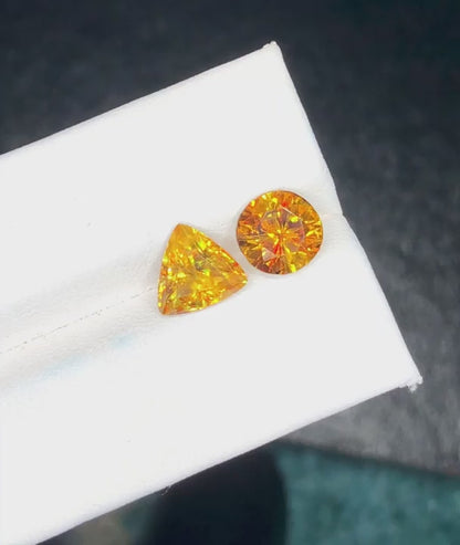 Yellow Sphene 4.10 Ct Precision Cut Natural Fire Sparkly Yellow Sphene