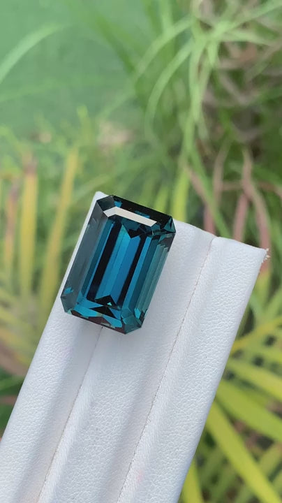 Exceptional 52.20 Ct London Blue Topaz - Sparkling Emerald Cut Treasure - Gemstone