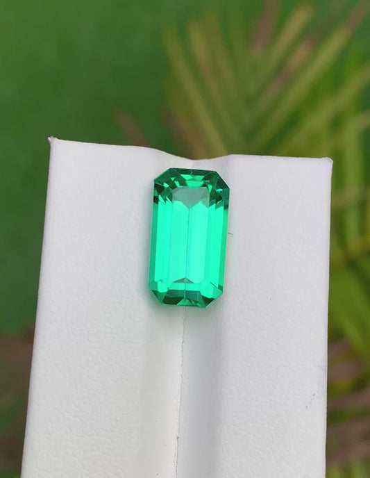 Green Spodumene 11.60 Ct Perfect Faceted Cut  Green Spodumene