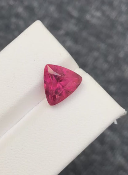 Tourmaline 4 Ct Traingle Cut Super Pink Tourmaline From Afghanistan - Gemstone