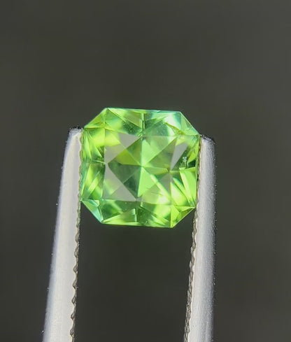 TOURMALINE 1.20 Ct Precision Cut Beautiful Greenish Tourmaline AFG - Gemstone