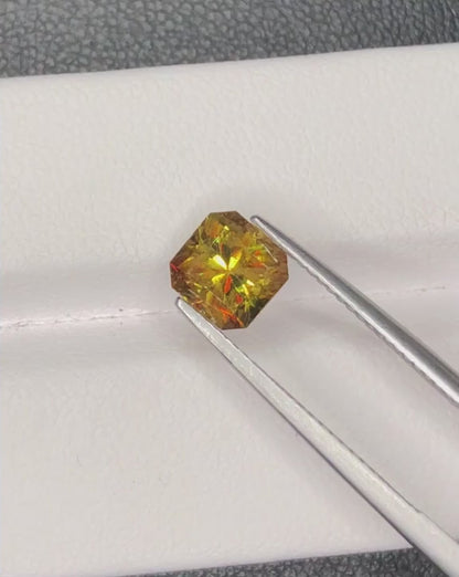 1.80 Ct Sphene- Rare Pakistani Gem with Stunning Dispersion