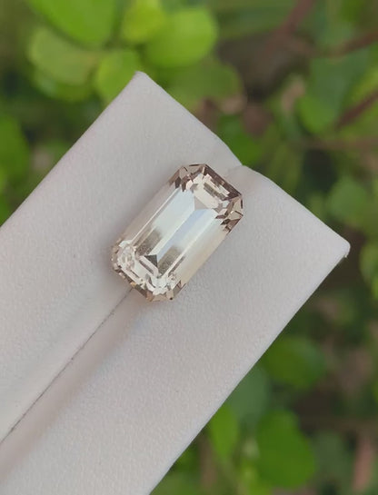 12.10 ct Matching Topaz Pair Emerald cut Skardu Origin, Brilliant&Untreated - Gemstone