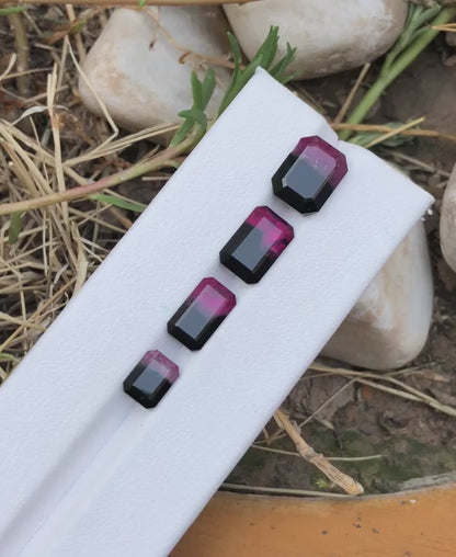 BiColour Tourmaline 13 Ct Perfect Cut Beautiful BiColour Tourmaline - Gemstone
