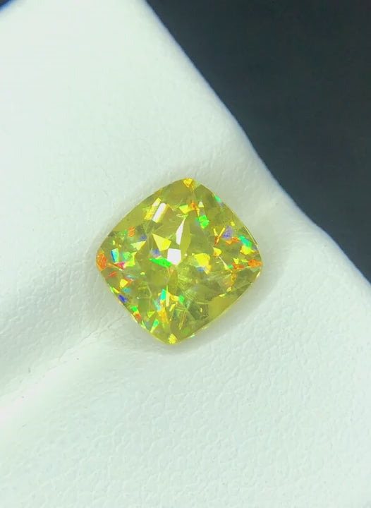 2.3 CT Rare Yellow Sphene Titanite High-Dispersion for Collectors & Jeweler