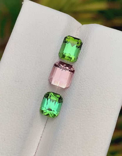 3.50 Ct Lot Tourmaline - Loose Faceted Gemstones for Jewelry - Gemstone