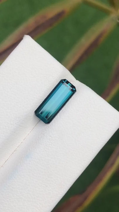 1.90 Ct Perfect Emerald cut Tourmaline from Afghanistan - Gemstone