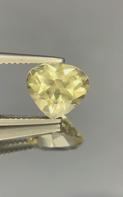 Brilliant 3.10 Ct Yellow Heliodor  Natural, Vivid Color  Untreated