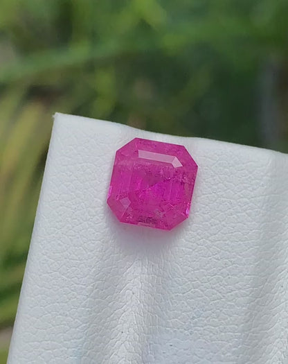 Vivid Pink Rubellite Tourmaline 2.00 Ct - Gemstone - Gemstone