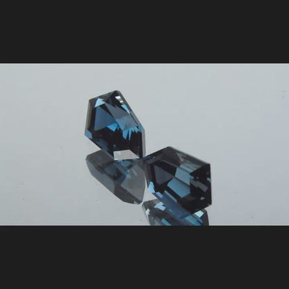 Pair London Blue Topaz 19.90 Ct Perfect Cut Sparkly London Topaz - Gemstone