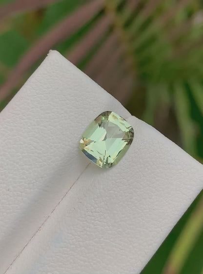 Beryl 1.60 Ct Perfect Cushion Cut Beryl/Heliodor